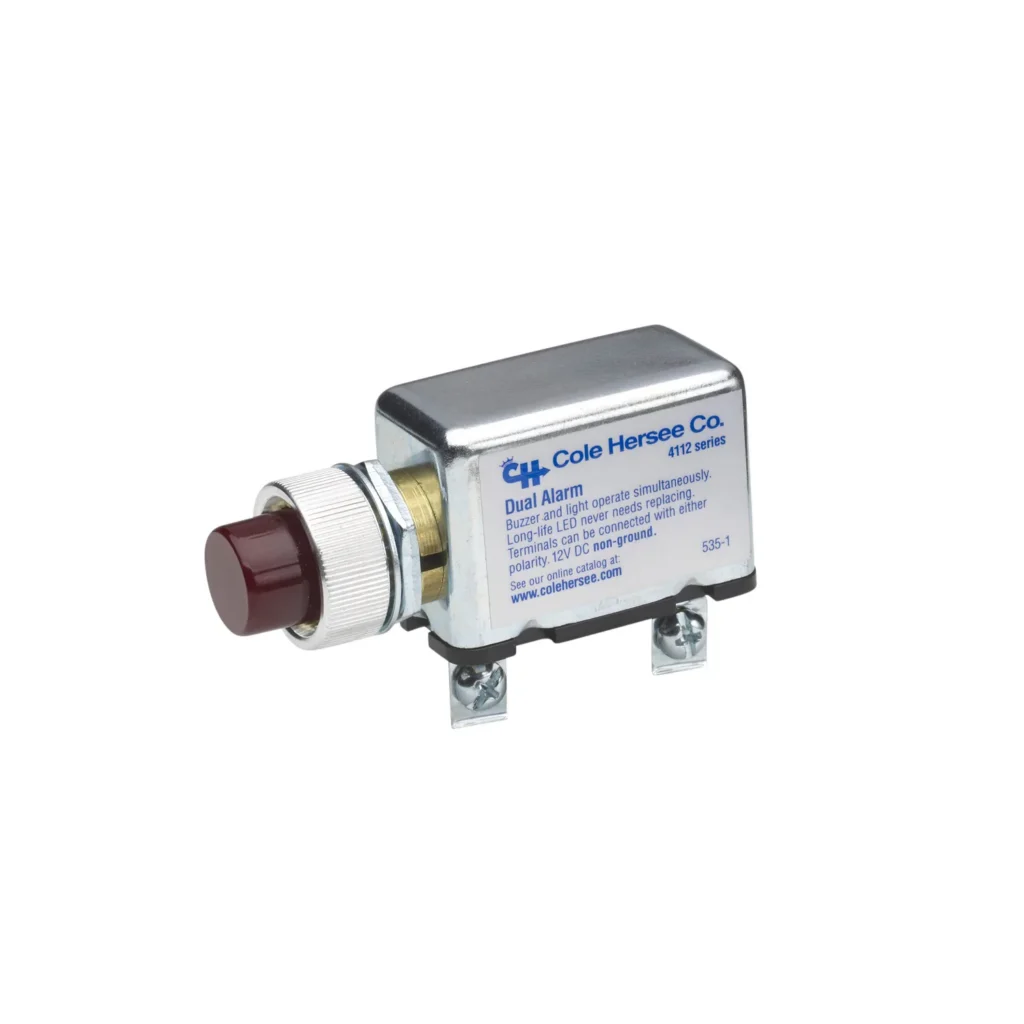 Dual Alarm 12V with Red Warning Lamp