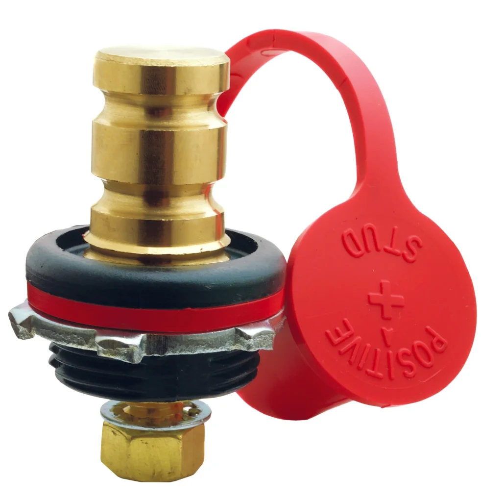 Heavy Duty Battery Jumper Studs - Red