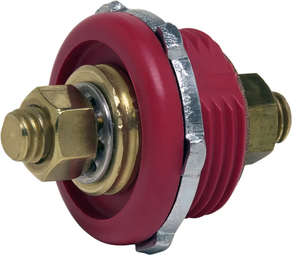 Heavy Duty Battery Feed Studs - Red