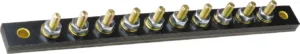 ABS Base Brass Terminal Strip Connector 10 Circuit