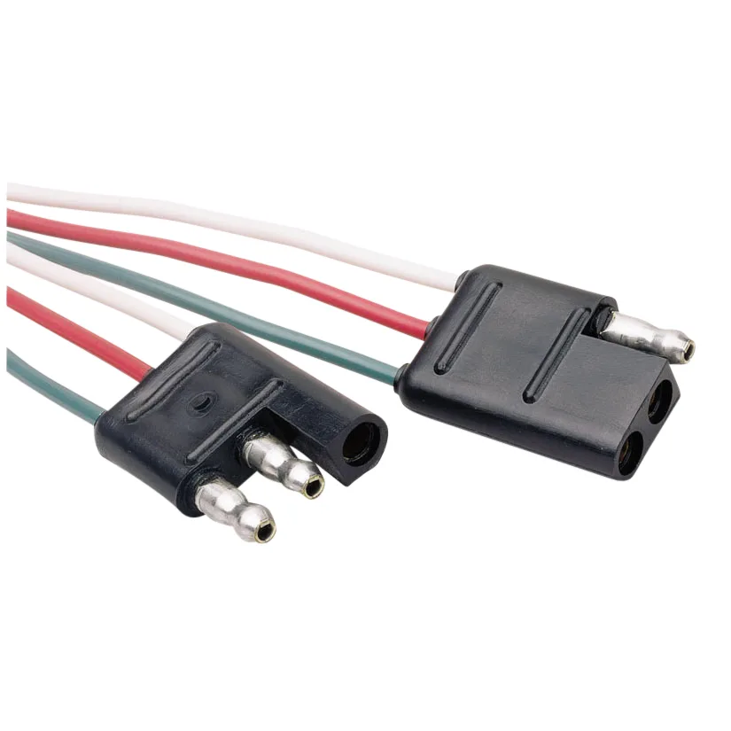 3 Pole Flat Connector with Wires