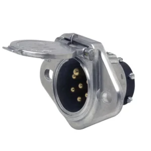 7 Pole Heavy Duty Metal Trailer Socket