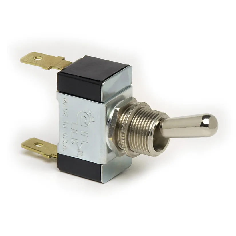 Toggle Switch SPST On/Mom Off Metal