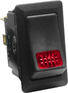 Rocker Switch SPST On/Off Dependent Pilot