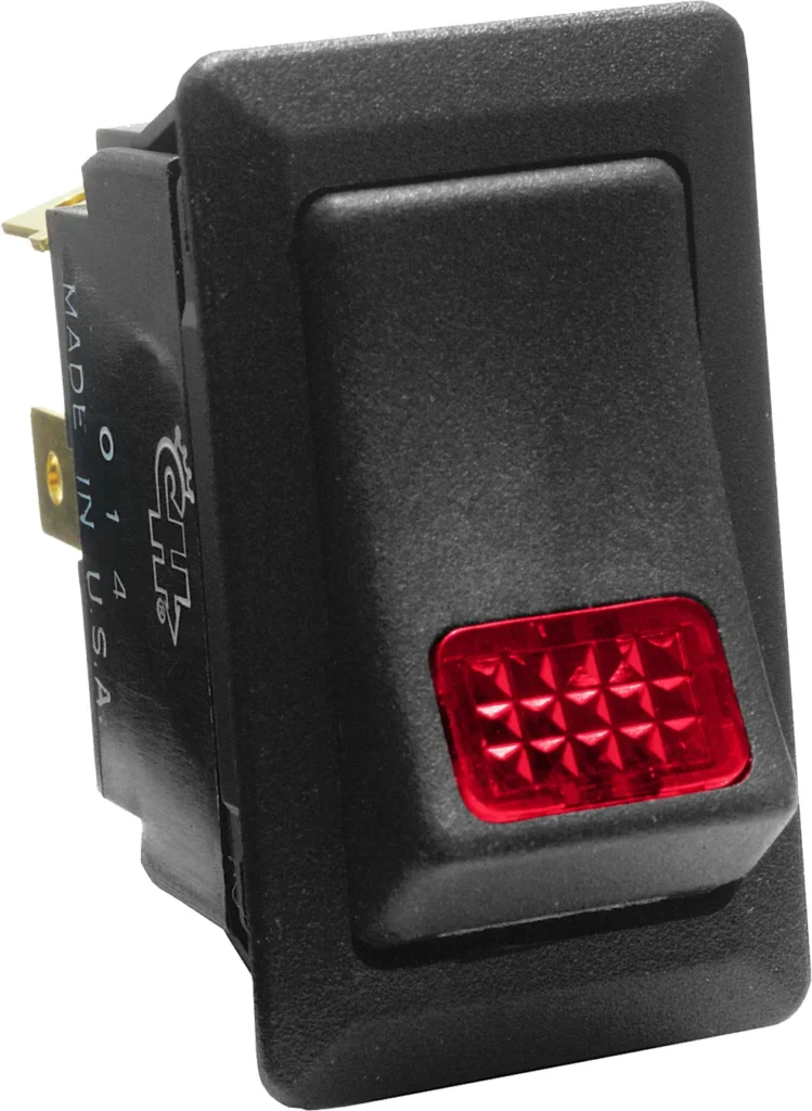 Rocker Switch SPST On/Off Dependent Pilot