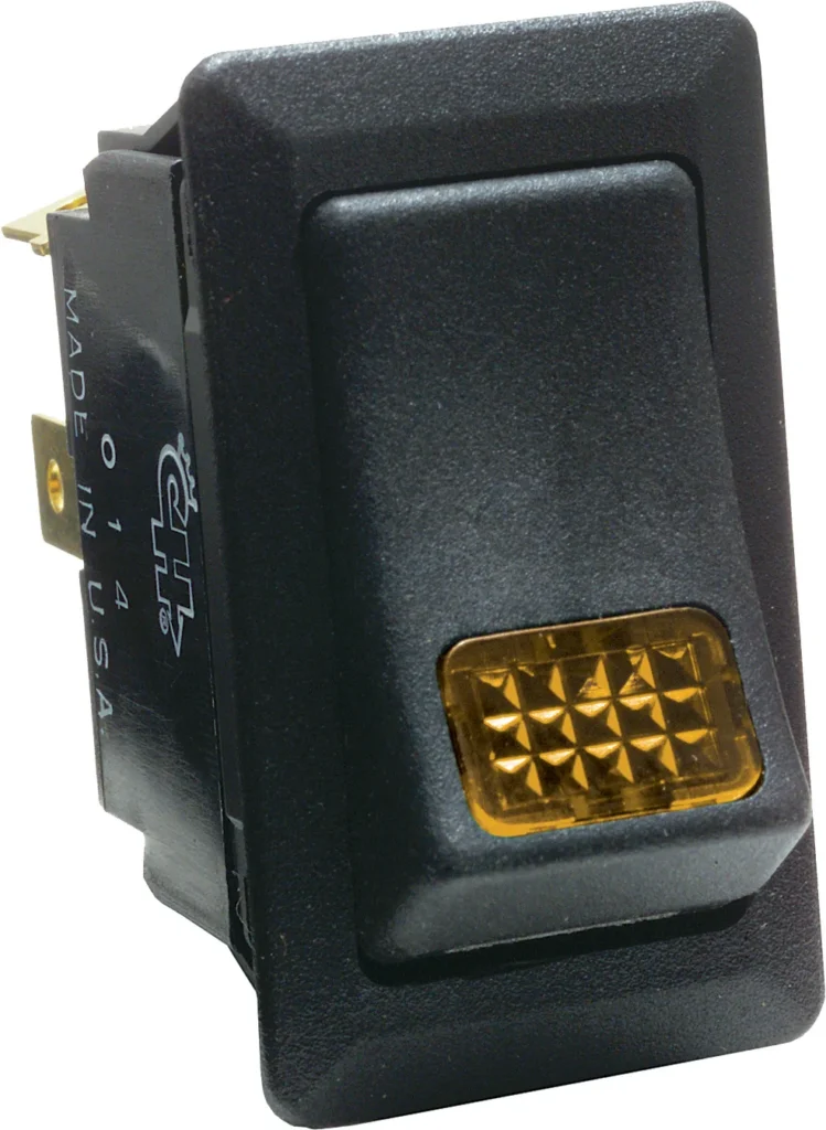Rocker Switch SPST On/Off Dependent Pilot