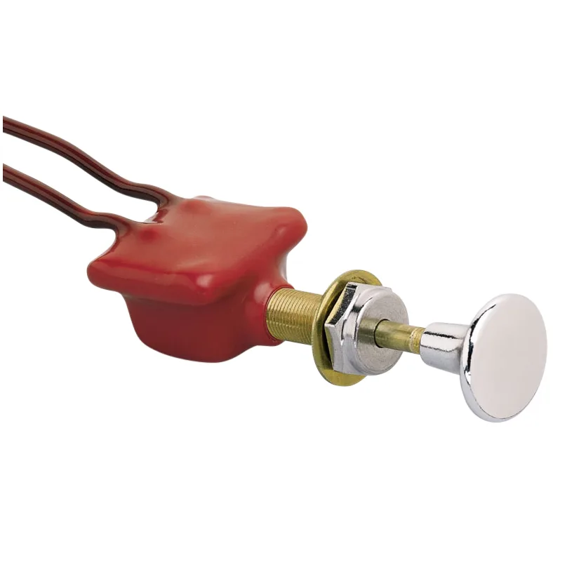 Push Pull Button SPST Off/On Sealed