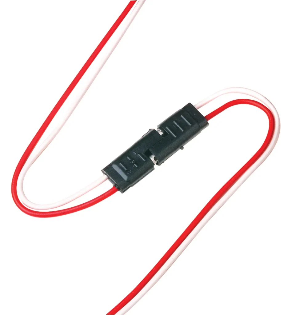 Wired 2 Pin Plastic Plug & Socket